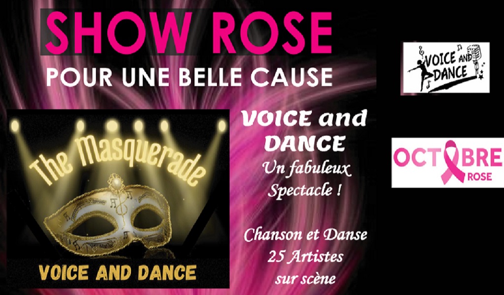 VOICE AND DANCE – SHOW ROSE POUR OCTOBRE ROSE